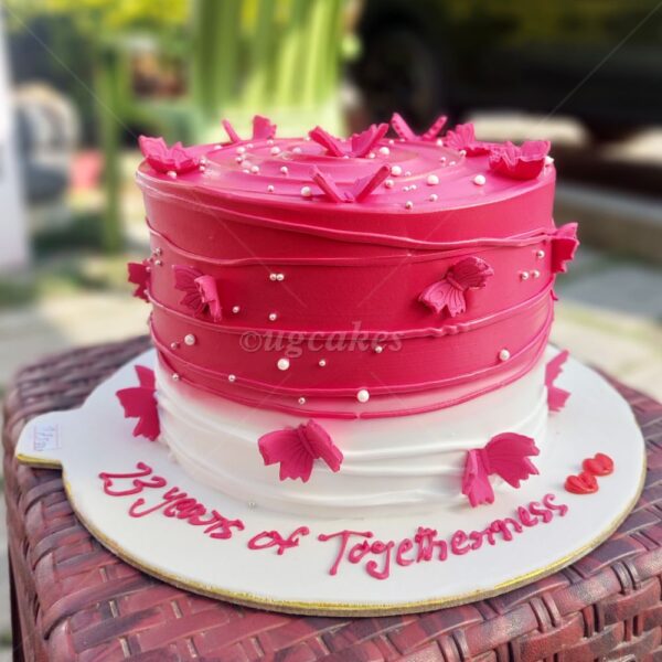 Butterfly Pearl Cake