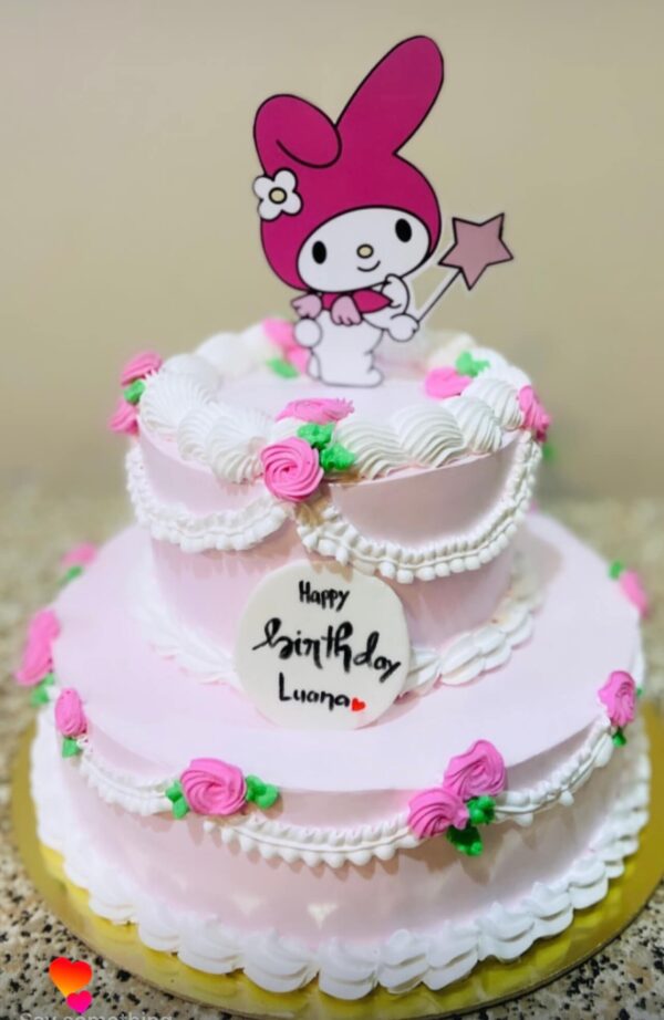 My Melody Themed Cake, 2 Pound