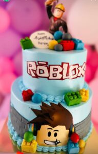 Roblox Themed Cake