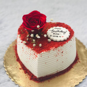Heart-Shaped Love Cake