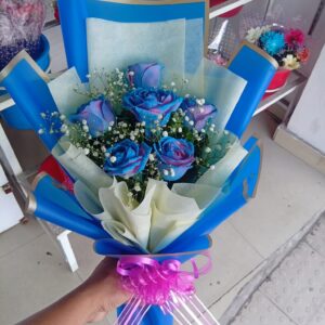 Blue Rose Bouquet